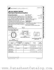 LM6362 datasheet pdf National Semiconductor