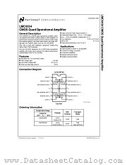 LMC6034 datasheet pdf National Semiconductor