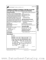 COP823CJ datasheet pdf National Semiconductor