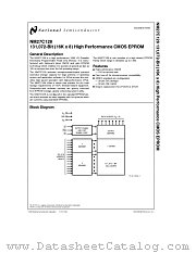 NM27C128 datasheet pdf National Semiconductor