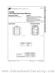 74LVQ08 datasheet pdf National Semiconductor