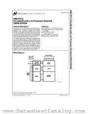 NM27P512 datasheet pdf National Semiconductor