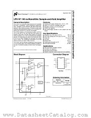 LF6197 datasheet pdf National Semiconductor