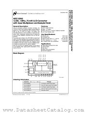 ADC12062 datasheet pdf National Semiconductor