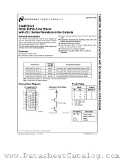 74ABT2541 datasheet pdf National Semiconductor