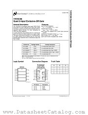 74VHC86 datasheet pdf National Semiconductor