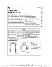 54ABT273 datasheet pdf National Semiconductor