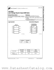74LVX08 datasheet pdf National Semiconductor
