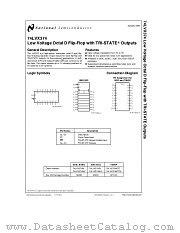 74LVX374 datasheet pdf National Semiconductor