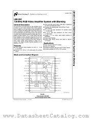 LM1205 datasheet pdf National Semiconductor