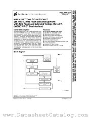 NM93C46LZ datasheet pdf National Semiconductor