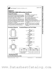 DS90C031 datasheet pdf National Semiconductor