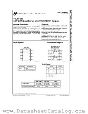 74LVT125 datasheet pdf National Semiconductor