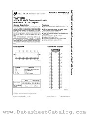 74LVT16373 datasheet pdf National Semiconductor