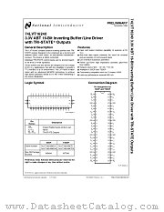 74LVT16240 datasheet pdf National Semiconductor