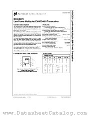 DS36C278 datasheet pdf National Semiconductor