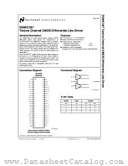 DS89C387 datasheet pdf National Semiconductor