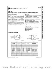LM7131 datasheet pdf National Semiconductor