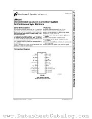 LM1295 datasheet pdf National Semiconductor