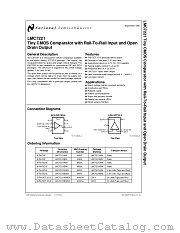LMC7221 datasheet pdf National Semiconductor