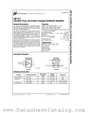 LM7121 datasheet pdf National Semiconductor