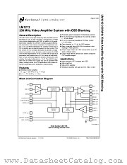 LM1212 datasheet pdf National Semiconductor