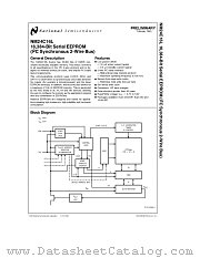 NM24C16L datasheet pdf National Semiconductor
