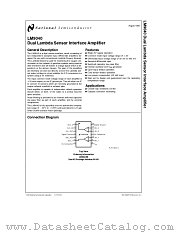LM9040 datasheet pdf National Semiconductor