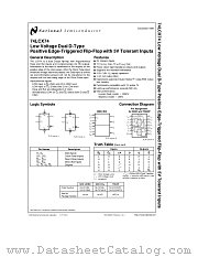 74LCX74 datasheet pdf National Semiconductor