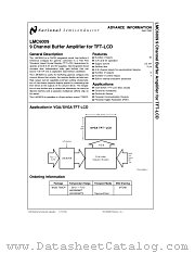 LMC6009 datasheet pdf National Semiconductor