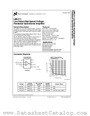 LM6311 datasheet pdf National Semiconductor