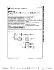 NM95MS16 datasheet pdf National Semiconductor