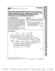 PC87338VJG datasheet pdf National Semiconductor
