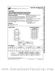 74LCX241 datasheet pdf National Semiconductor