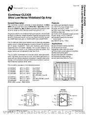CLC425 datasheet pdf National Semiconductor