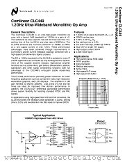 CLC449 datasheet pdf National Semiconductor