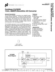 CLC952 datasheet pdf National Semiconductor