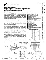 CLC450 datasheet pdf National Semiconductor
