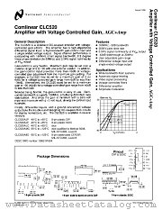 CLC520 datasheet pdf National Semiconductor