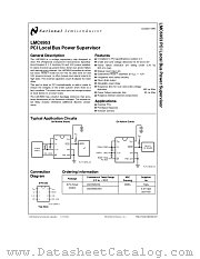 LMC6953 datasheet pdf National Semiconductor