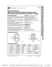 LMC7215 datasheet pdf National Semiconductor