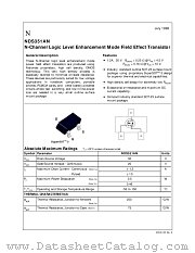 NDS351AN datasheet pdf National Semiconductor