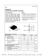 NDS8852H datasheet pdf National Semiconductor