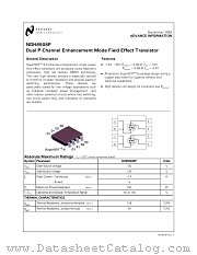 NDH8508P datasheet pdf National Semiconductor
