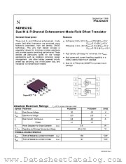 NDH8520C datasheet pdf National Semiconductor