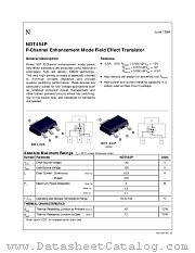 NDT454P datasheet pdf National Semiconductor