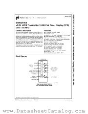 DS90CF363 datasheet pdf National Semiconductor
