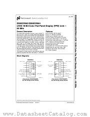 DS90CR564 datasheet pdf National Semiconductor