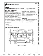 LM1267 datasheet pdf National Semiconductor
