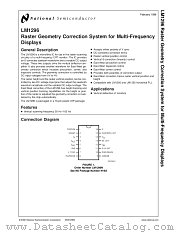 LM1296 datasheet pdf National Semiconductor